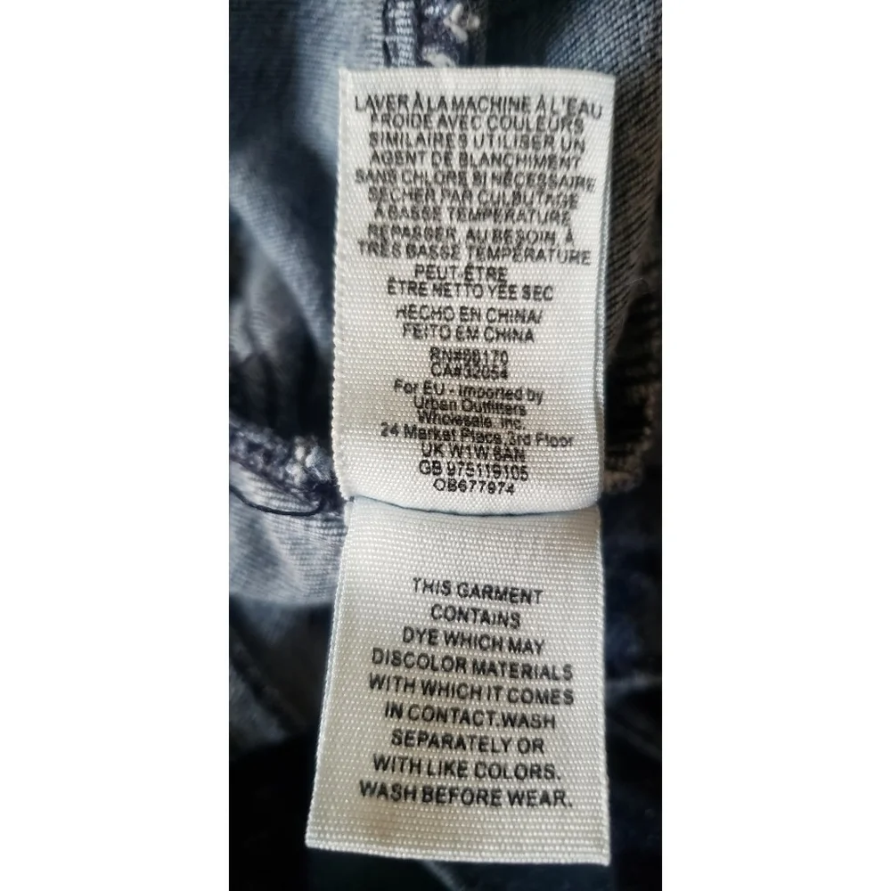 Free People Jeggings Blue Denim Marbled 27 Y2K Stretchy Casual Skinny Girl Jeans